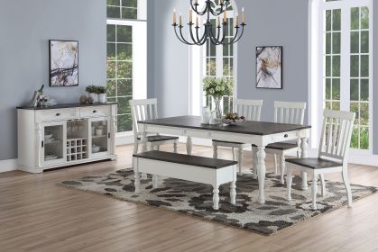 Joanna - 6 Piece Dining Set - Two Tone